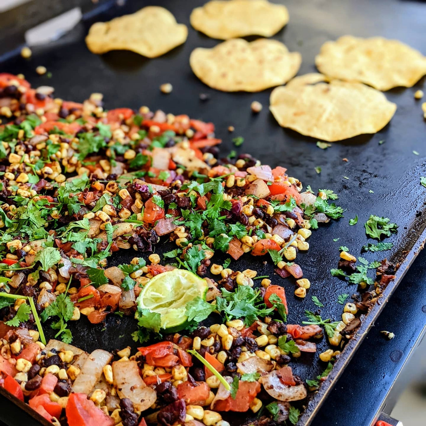 Smoked Corn and Black Bean Salsa